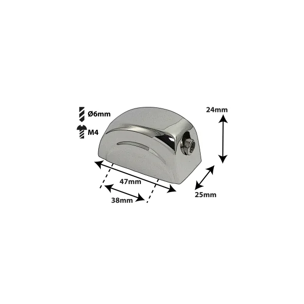 SPAREDRUM Coquille Tm/Caisse Claire/Grosse Caisse Entre-Axe = 38mm (x1)