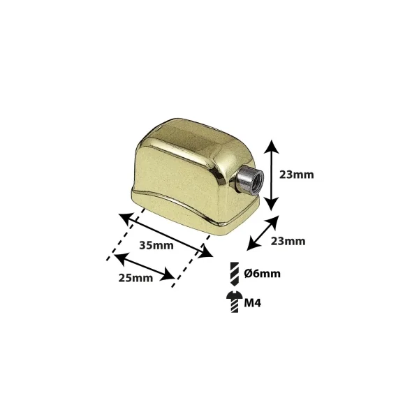 SPAREDRUM Coquille Tom/Caisse Claire 25mm Gold