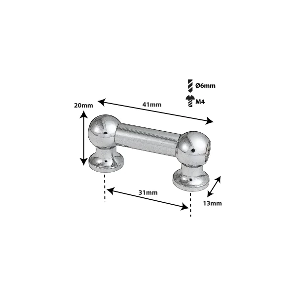 SPAREDRUM Coquille Tube Lug Double Tirant 31mm
