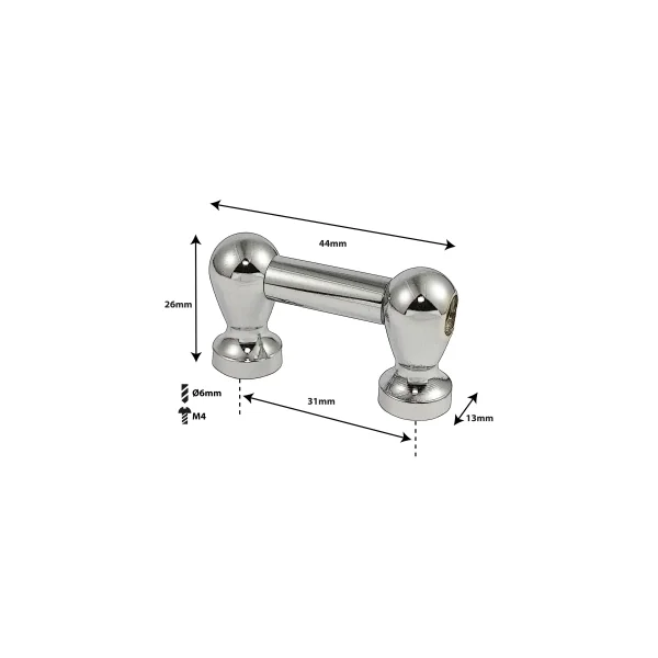 SPAREDRUM Coquille Tube Lug Grosse Caisse 31mm