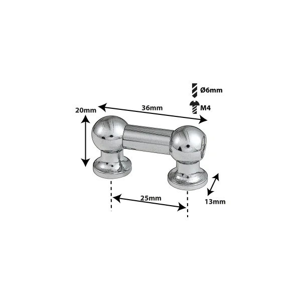 SPAREDRUM Coquille Tube Lug Mono Tirant 25mm