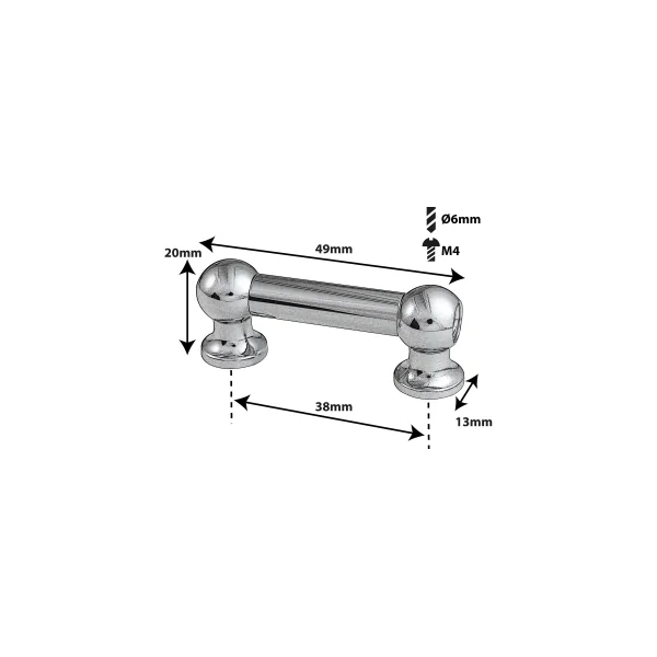 SPAREDRUM Coquille Tube Lug Mono Tirant 38mm