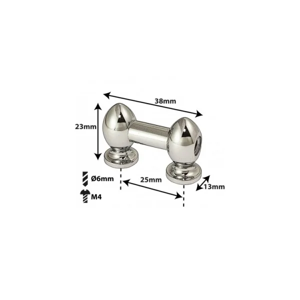 SPAREDRUM Coquille Tube Lug Simple Tirant 25mm