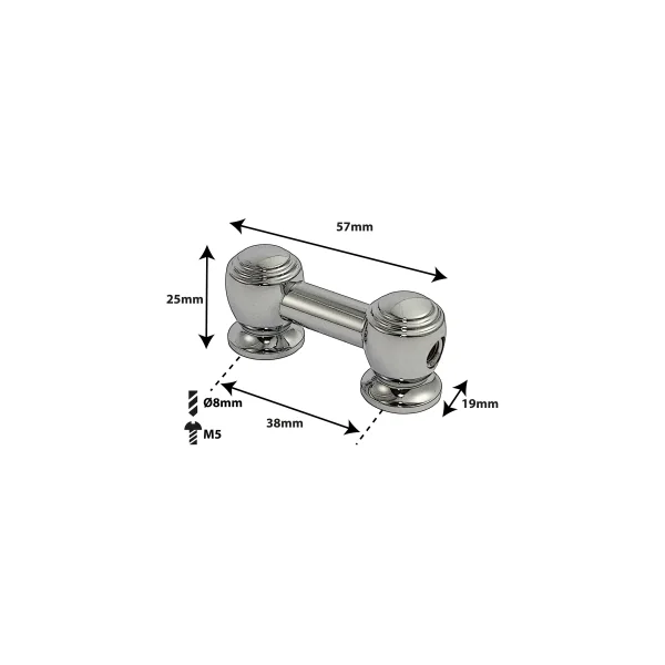SPAREDRUM Coquille Tube Lug Simple Tirant 38mm