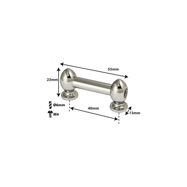 SPAREDRUM Coquille Tube Lug Simple Tirant 40mm