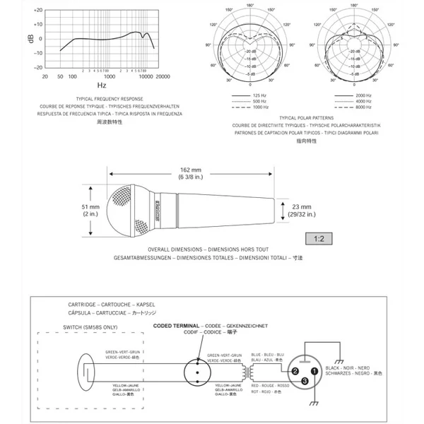 SSE SM58-LCE Microphone dynamique cardioide