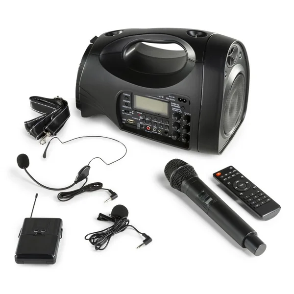 ST016 Système amplifié portable sur batterie avec Micros HF