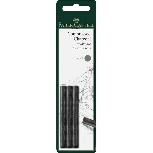 Sticks fusains reconstitués Pitt monochrome
