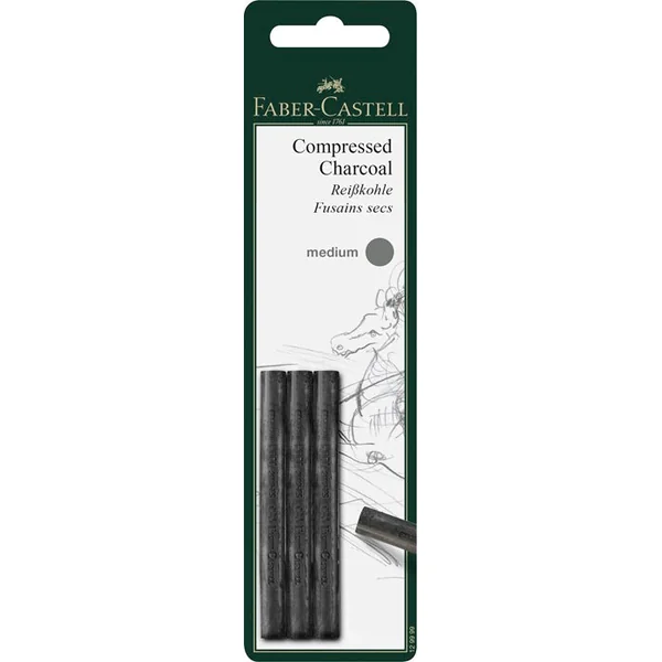 Sticks fusains reconstitués Pitt monochrome
