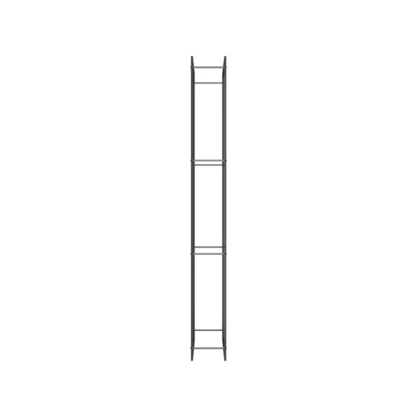 Support bûches stockage bois hauteur 222 cm Stockage métal bucher en métal rangement bois en métal