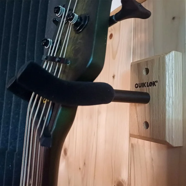 Support Mural Guitare Quiklok GS/W001 Bois