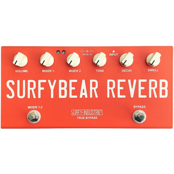 SurfyBear Compact Reverb - Red