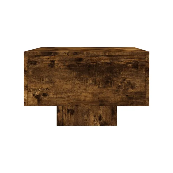 Table Basse Chêne Fumé Rectangulaire Table de Salon Basse