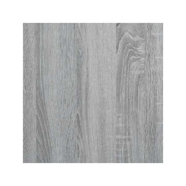 Table Basse Plateau Relevable Chêne Gris et Métal Table Basse Carrée avec Rangement Caché