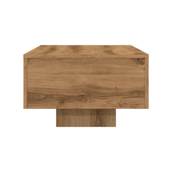 Table Basse Rectangulaire Chêne Artisan 100x49 cm