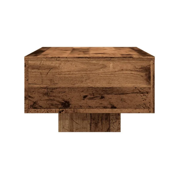 Table Basse Rectangulaire Vieux Bois 100x49 cm