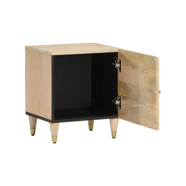 Table Chevet Bois de Manguier Table de Nuit 1 Placard Chevet de chambre