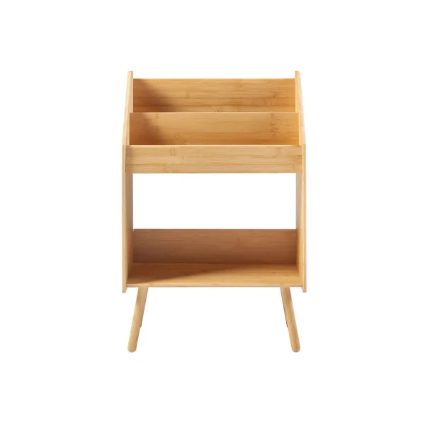 Table de Chevet en Bambou Naturel 1 Tiroir Table Nuit Bambou Mobile