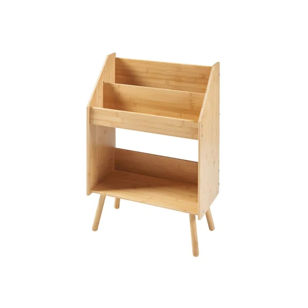 Table de Chevet en Bambou Naturel 1 Tiroir Table Nuit Bambou Mobile