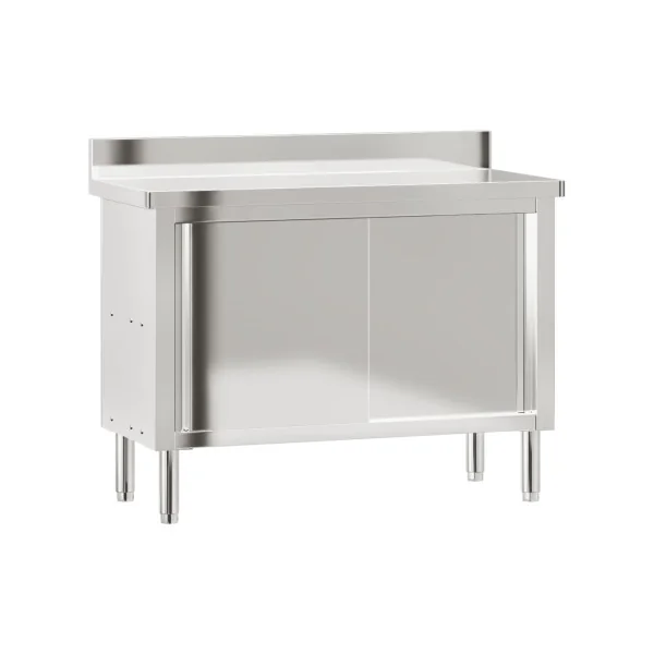 Table de Travail Plan de travail Professionnel INOX 110 cm Restauration Hôtellerie Cuisine