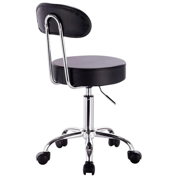 Tabouret de Massage Design Noir Confort Tabouret Roulette Tabouret Roulant Tabouret Médical