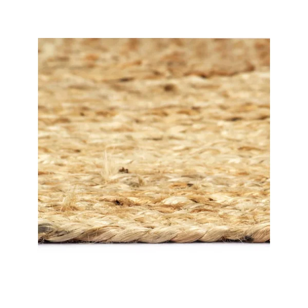 Tapis jute Natural Fait Main 200x300 cm Jute Tressé à la Main Tapis Salon Tapis Chambre