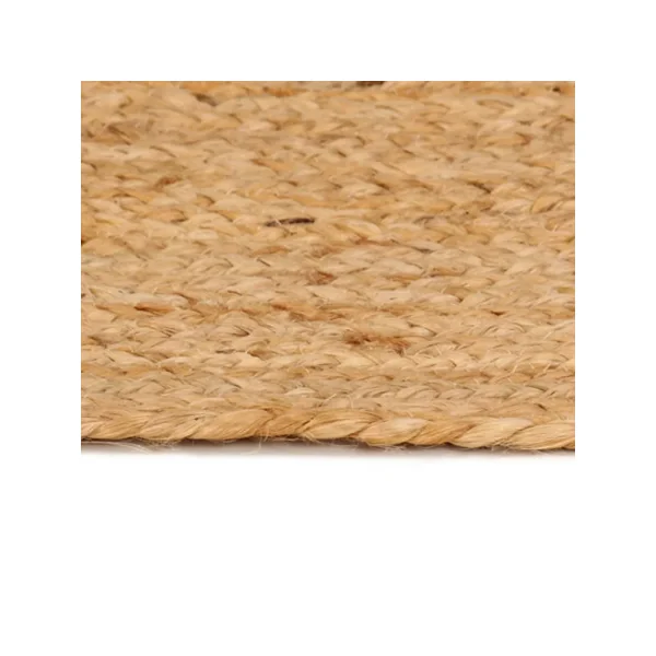 Tapis Jute Rond 210 cm 100% jute Naturel Tapis Salon Tapis Chambre Tendance