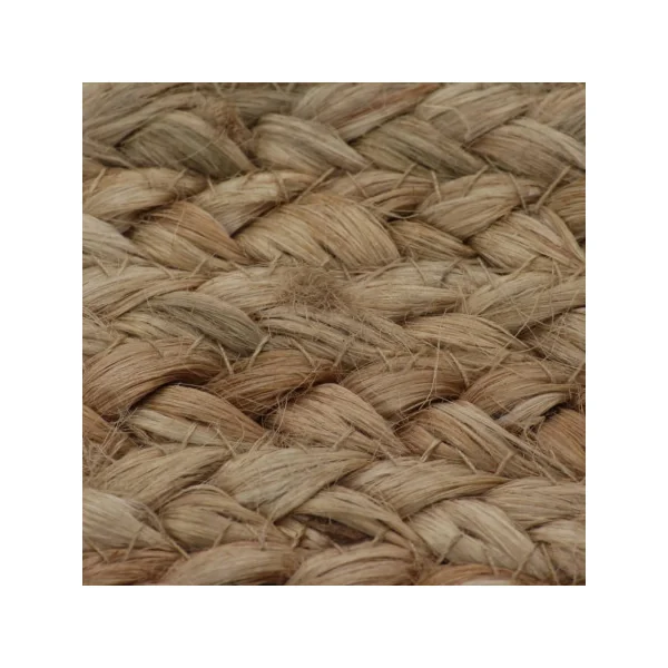 Tapis Jute Rond 90 cm 100% jute Naturel Tapis Salon Tapis Chambre Tendance