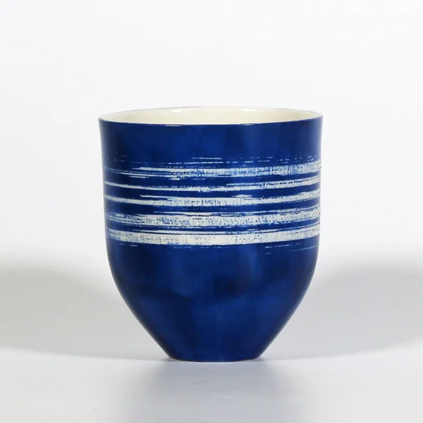 Tasse-gobelet en porcelaine – bleu – Rita Rogers