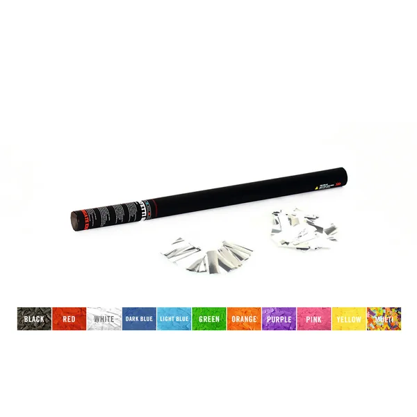 TCM FX Handheld Confetti Cannon 80cm, white/silver