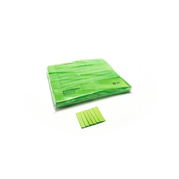 TCM FX Slowfall Confetti rectangular 55x18mm, light green, 1kg