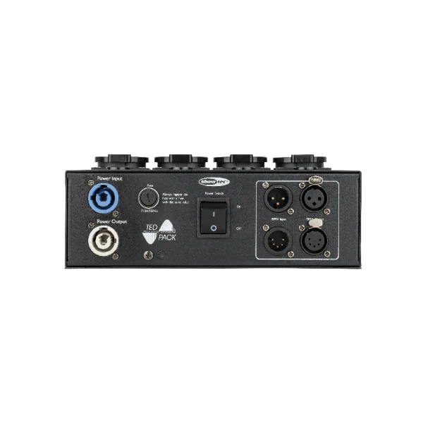 TED Pack CEE 7/5 Showtec - Bloc de puissance 4 canaux 460W par canal compatble led et prises FR