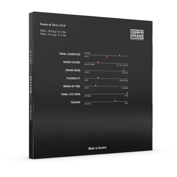 Thomastik-Infeld Cello Strings Rondo - *Half set A+D medium (4142)