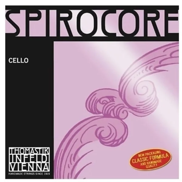 Thomastik-Infeld Cello Strings Spirocore spiral core - Set G+C tungsten medium (S3233)