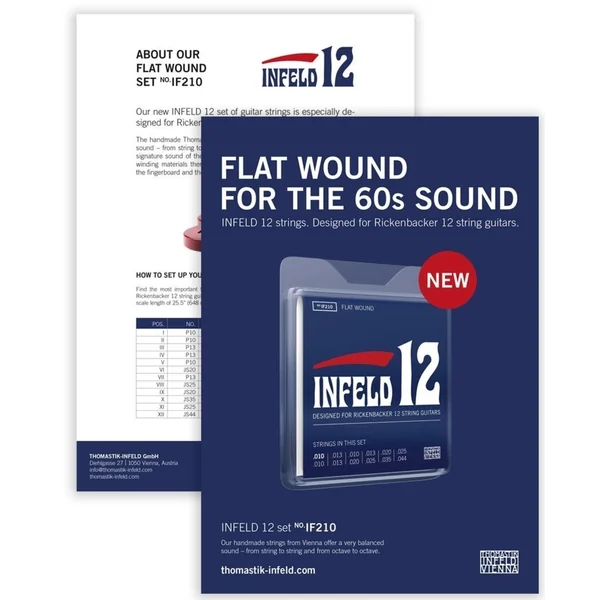 Thomastik-Infeld Strings for E-guitar - 12-str. flatwound (IF210)