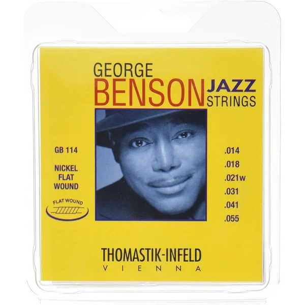 Thomastik-Infeld Strings for E-guitar George Benson Jazz Guitar - Set heavy flatwound (GB114)