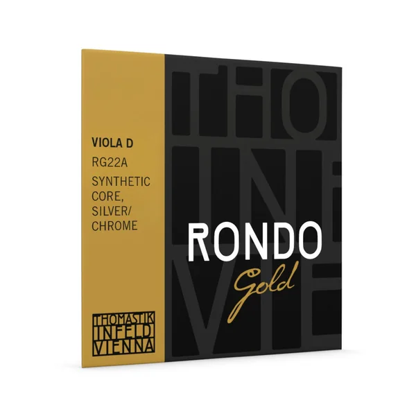 Thomastik-Infeld Strings For Viola Rondo Gold - D Synthetic/silver chrome (RG22A)