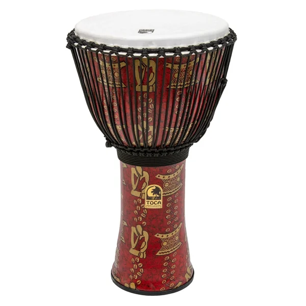 Toca Djembe Freestyle II Rope Tuned - Dark Red (TF2DJ-14RB)