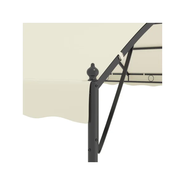 Tonnelle de jardin Crème 4x3 en Métal Tonnelle Terrasse Pergola Jardin Pergola Terrasse