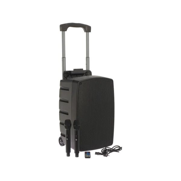 TR12-BT ALGAM AUDIO - Enceinte trolley 12" 120W batterie 2 micros UHF Bluetooth