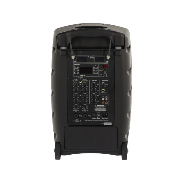 TR12-BT ALGAM AUDIO - Enceinte trolley 12" 120W batterie 2 micros UHF Bluetooth