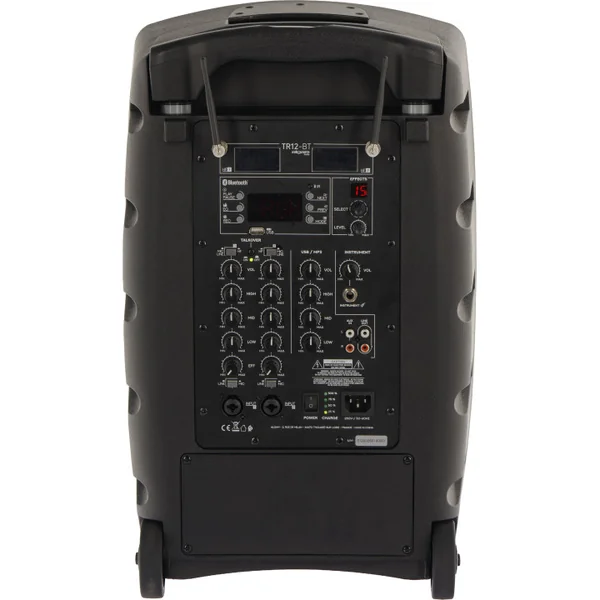 TR12-BT Enceinte amplifiée 120 Watts avec 2 Micros UHF