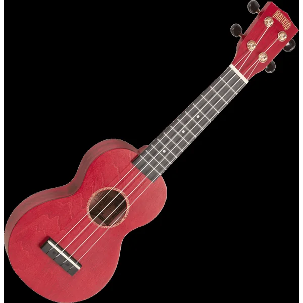 Ukulélé Mahalo Soprano Slim Rouge Satin + Housse