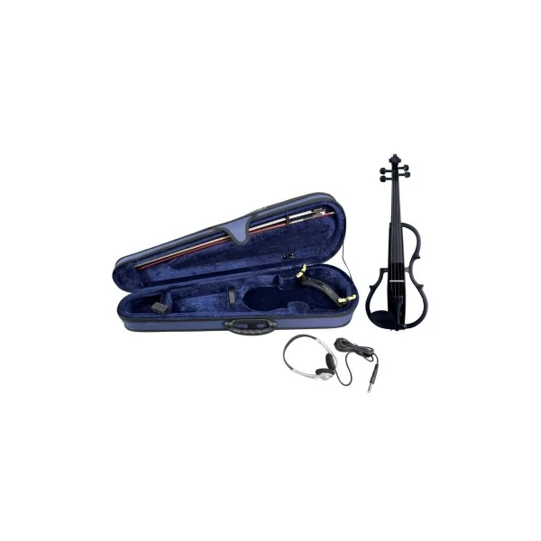 Violon électrique noir 4/4