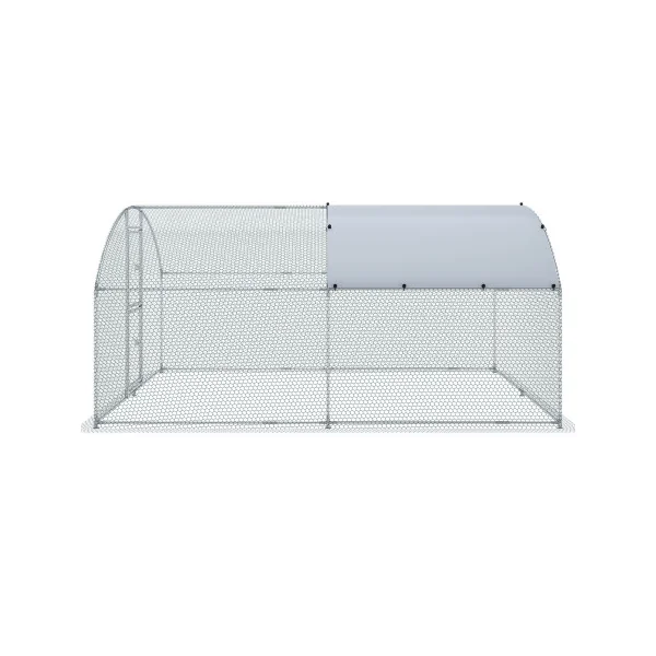 Volière Dôme Enclos Parc Arrondi 4x3x2m 12m² Enclos Grillagé