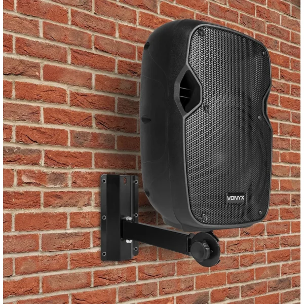 Vonyx - Support mural pour enceinte, 25 kg, par paire, inclinable - WMS-05