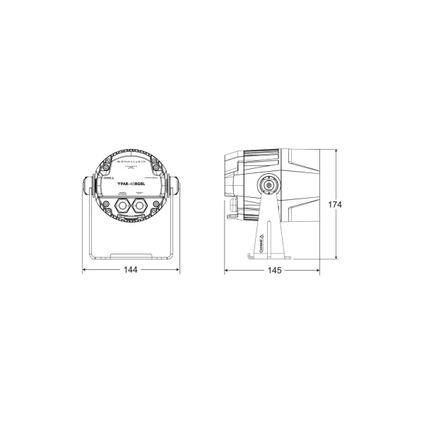 VPAR-40RGBL Contest - Projecteur led IP66 40W RGBL