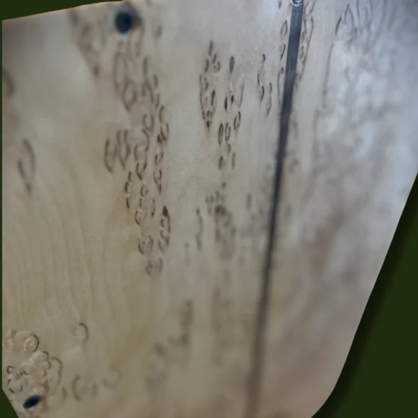 Walnut Cajon with Karelian Birch Burl Tapa