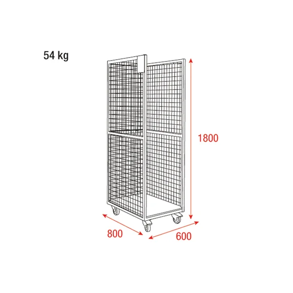 Wentex Chariot de Transport Backdrops - 180 cm