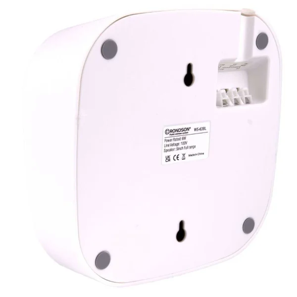 WS-63BL Haut-parleur mural 6 - 3 Watts 100 V